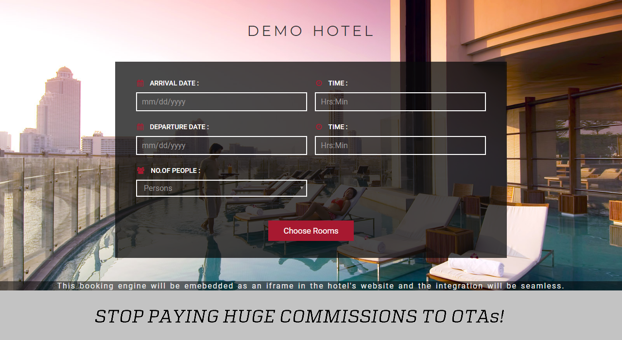 VizConn Hotel Booking Engine